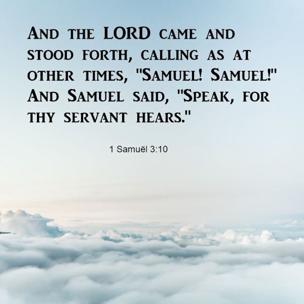 1 Samuel 3:10